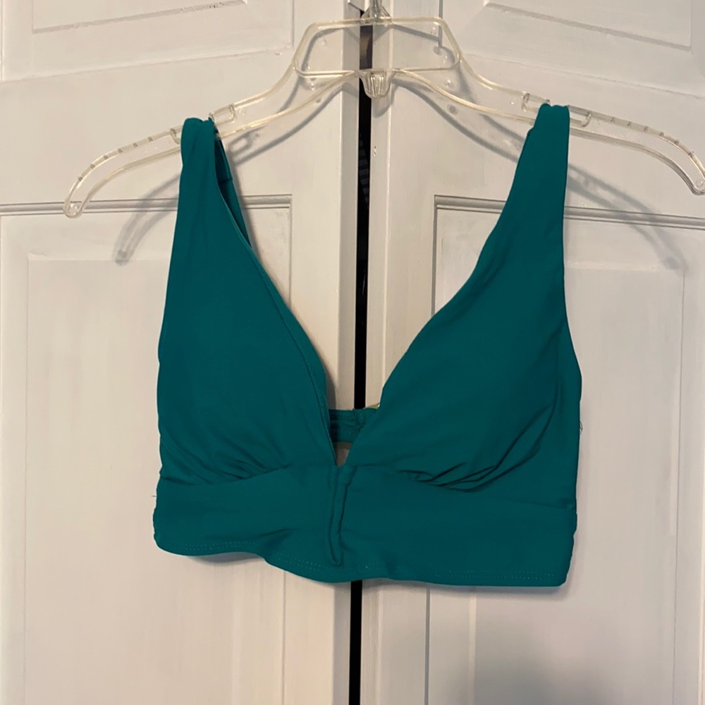 Teal bikini top